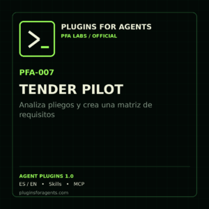 Tender Pilot — Analiza pliegos y crea una matriz de requisitos